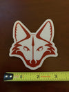RED Rogue Fox Sticker