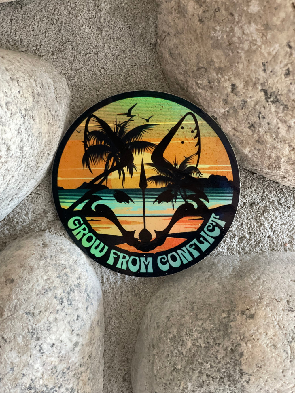 Grow From Conflict Stickers by Rogue Dynamics