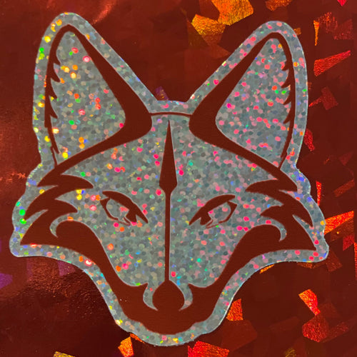 Glitter Fox Sticker by Rogue Dynamics