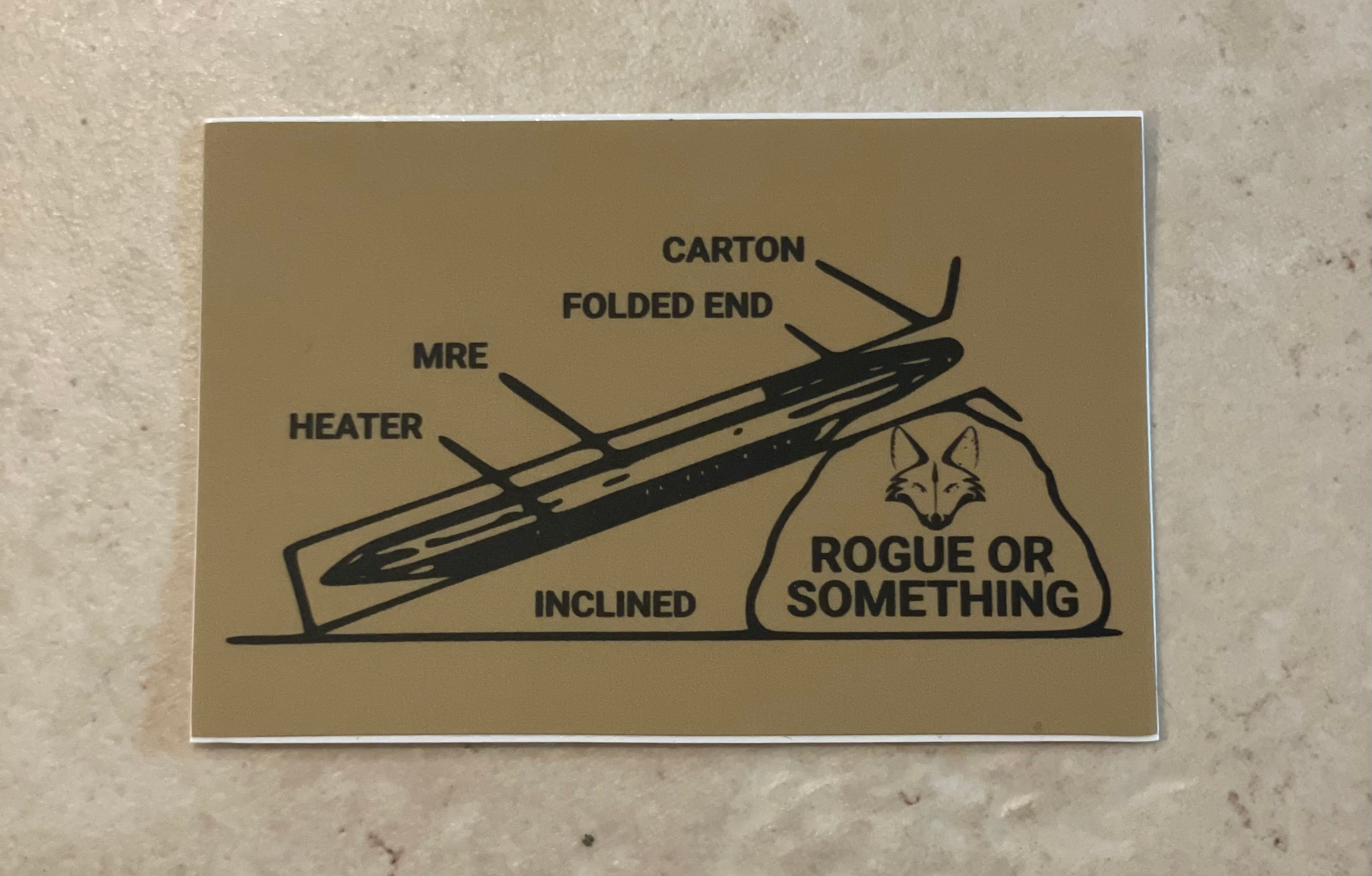 Rock or Something Sticker by Rogue Dynamics