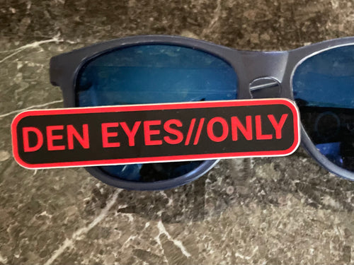 Den Eyes Only Sticker by Rogue Dynamics