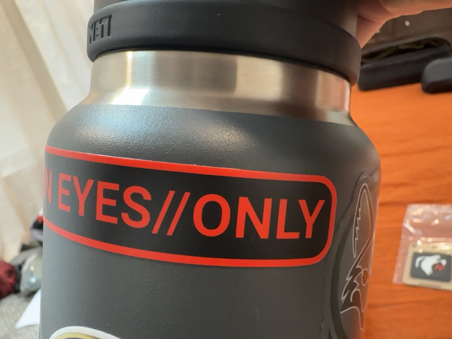 Den Eyes Only Sticker