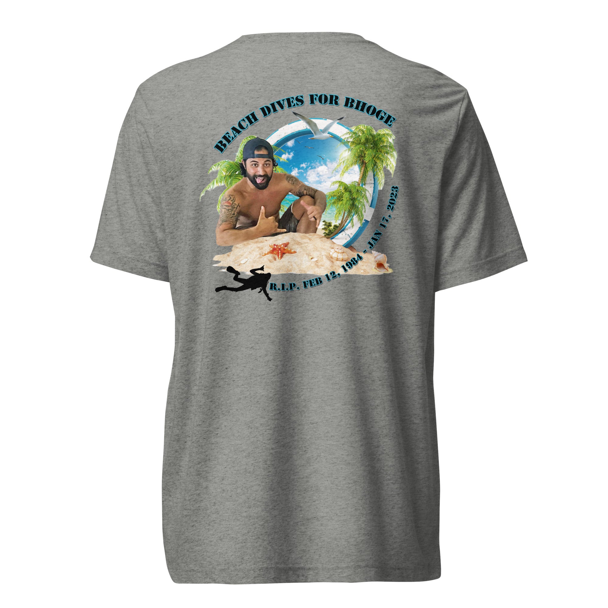 Beach Dives For Berto shirt by Rogue Dynamics