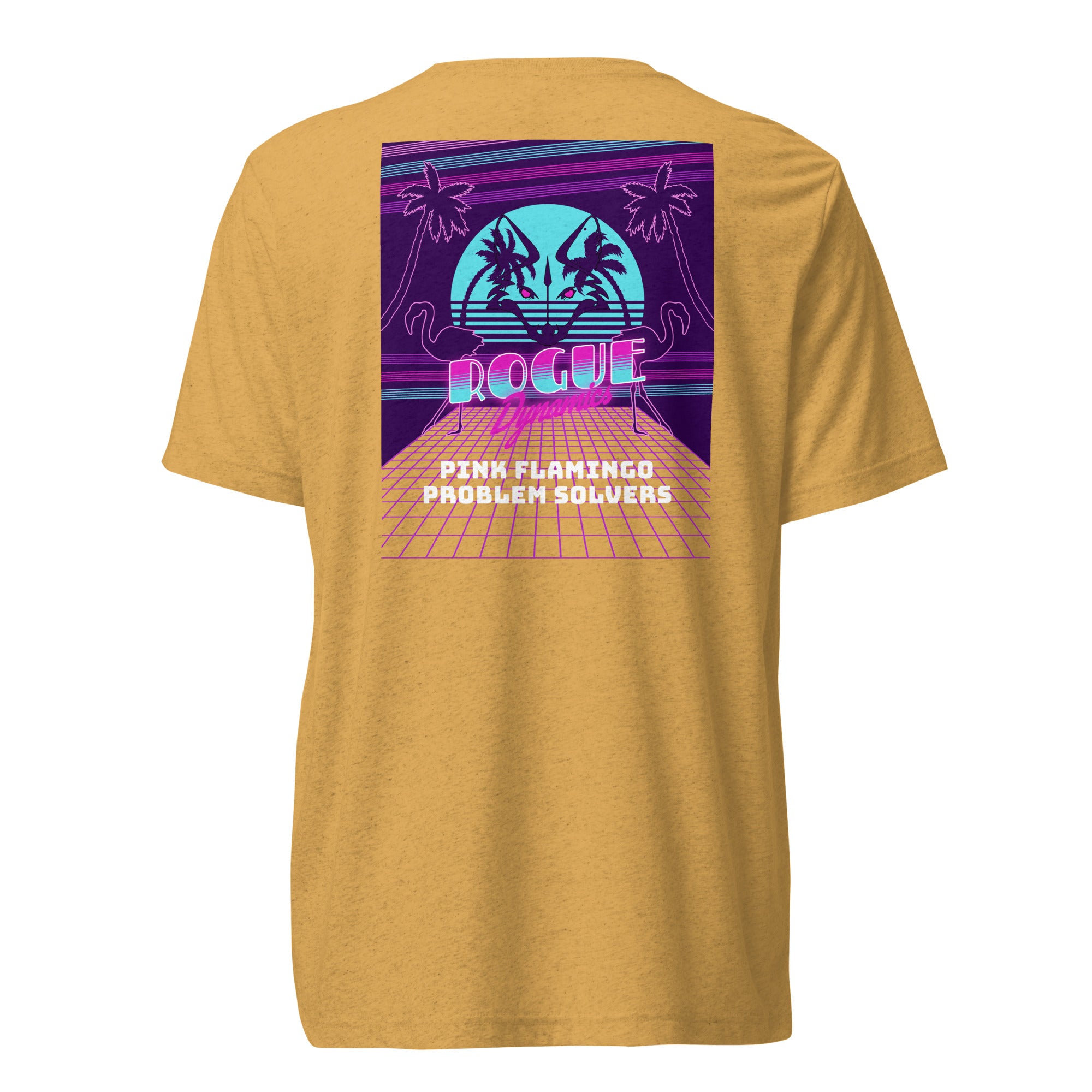 Pink Flamingo Problems shirt by Rogue Dynamics
