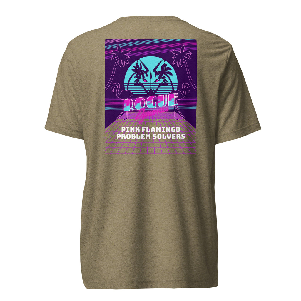 Pink Flamingo Problems shirt by Rogue Dynamics