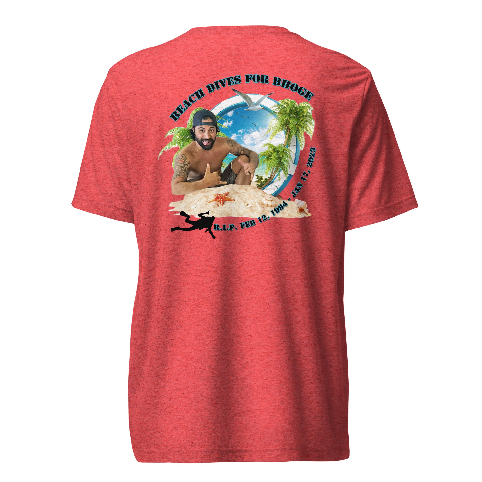 Beach Dives For Berto shirt by Rogue Dynamics