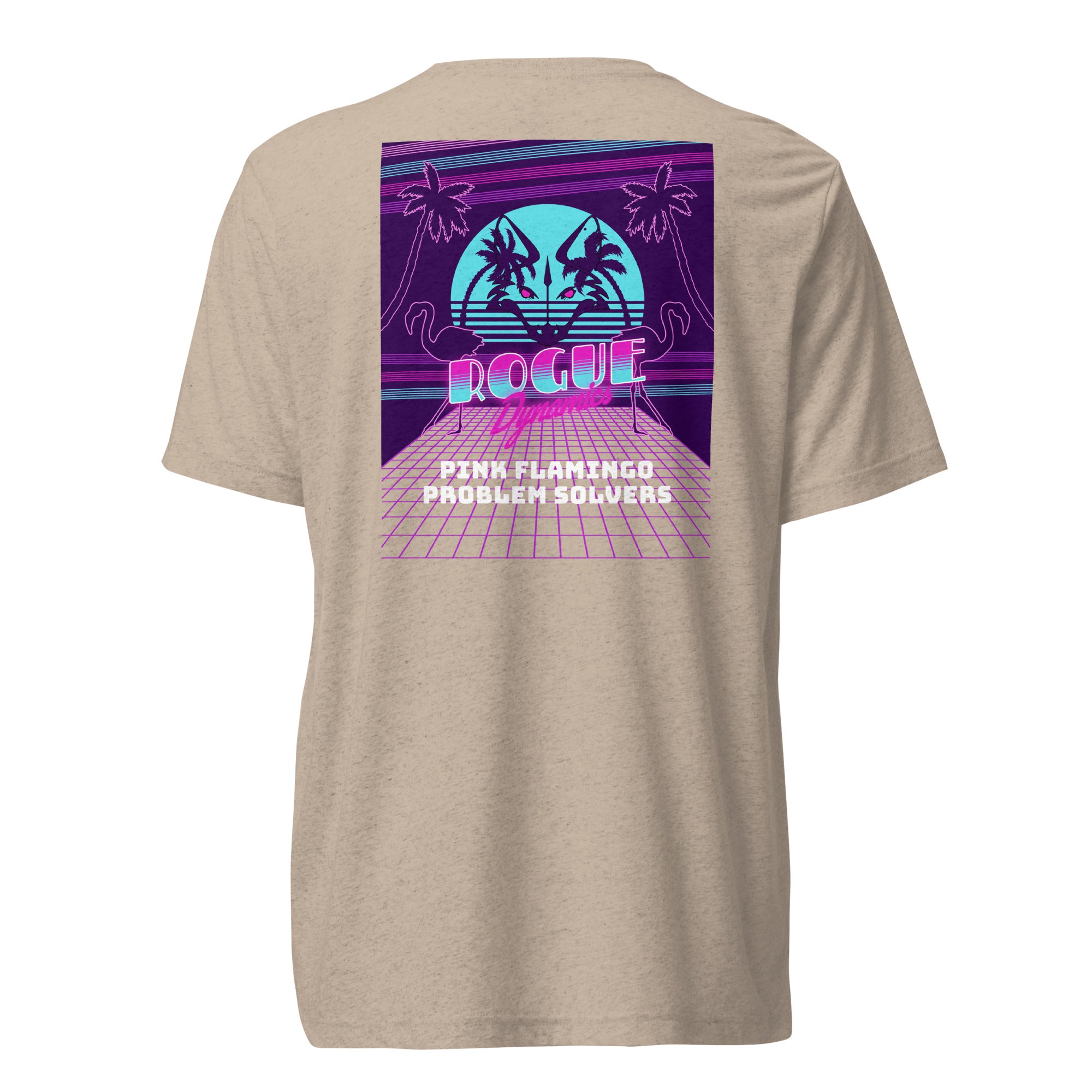 Pink Flamingo Problems shirt by Rogue Dynamics