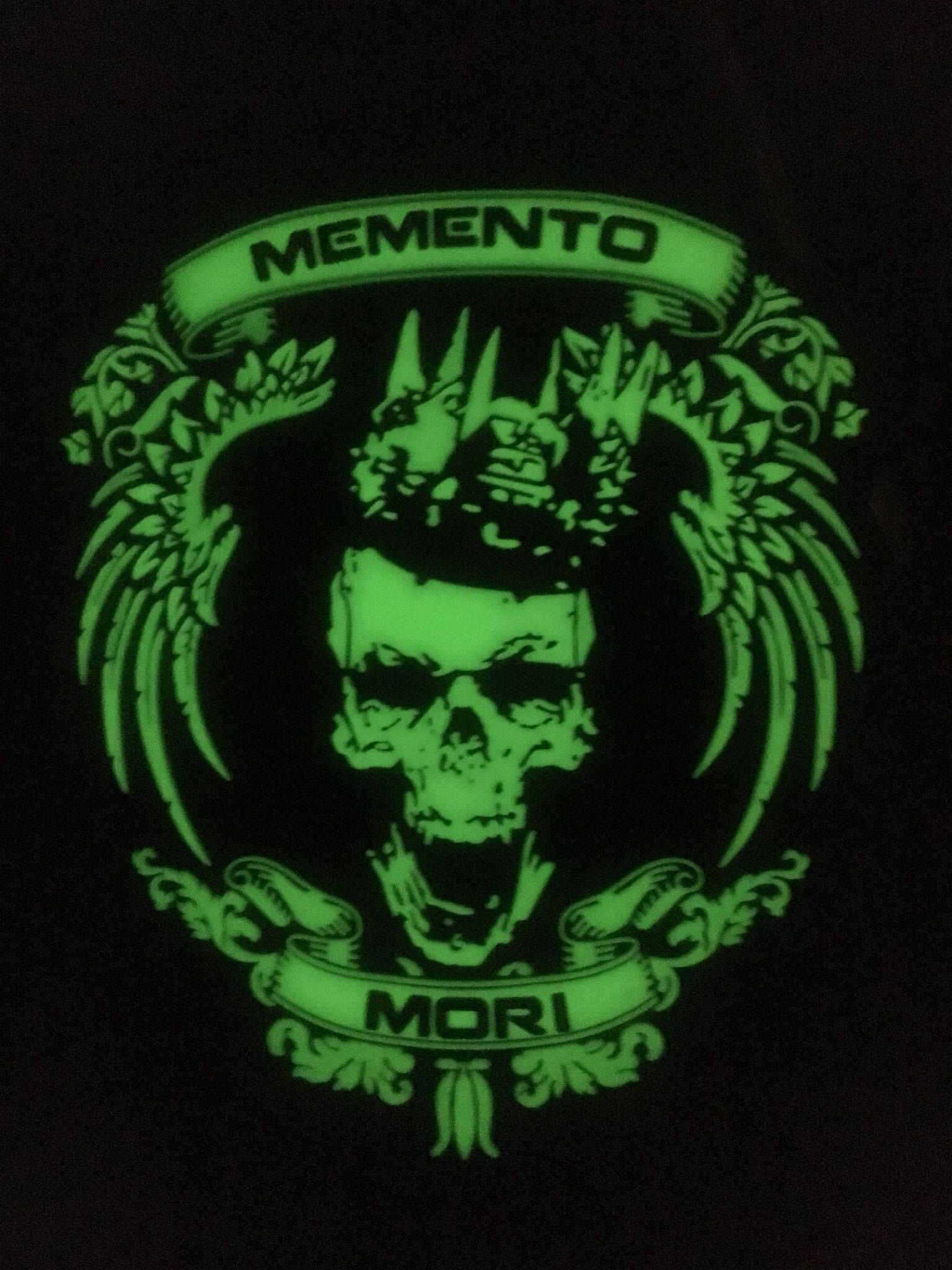 Memento Mori PVC glow patch by Rogue Dynamics