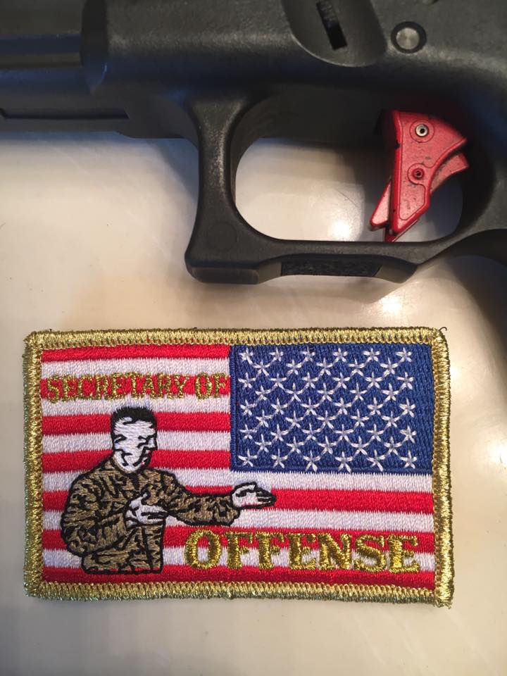 Secretary of Offense morale patch by Rogue Dynamics