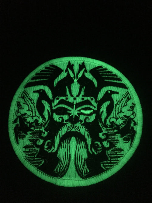 Christmas Odin the All Father glowing patch by Rogue Dynamics