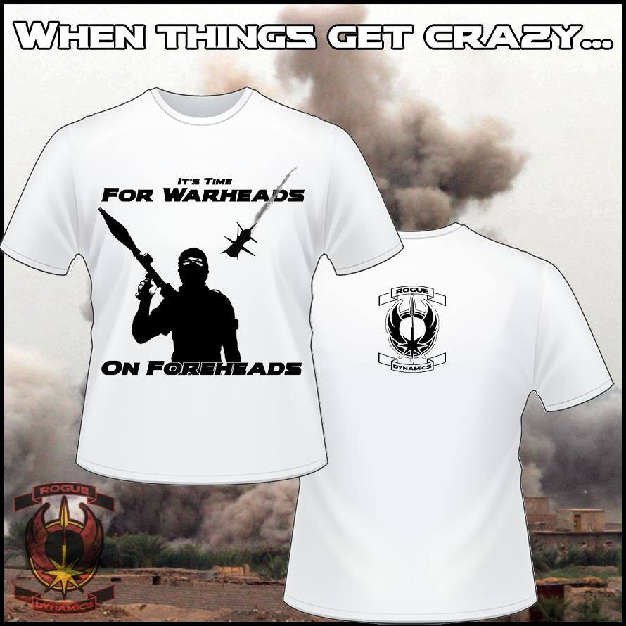 Warheads on Foreheads shirt by Rogue Dynamics