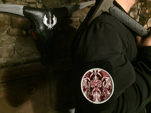 Christmas Odin the All Father glowing patch by Rogue Dynamics