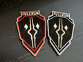 Fulcrum Patch in red or blue by Rogue Dynamics