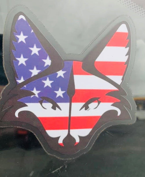 American Rogue Fox vinyl sticker by Rogue Dynamics
