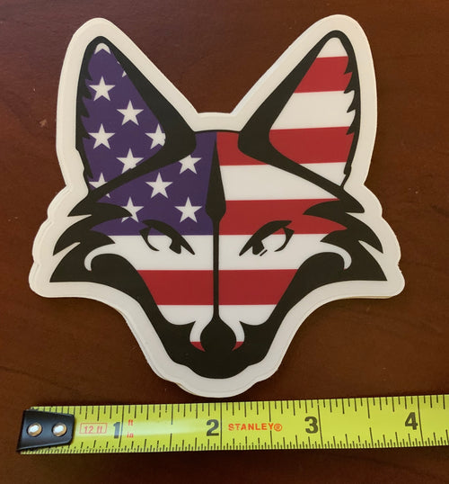American Rogue Fox vinyl sticker by Rogue Dynamics