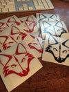 Vinyl Fox Sticker