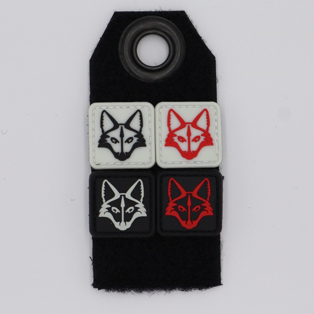 Fox Head Cats Eye glow in the dark morale patch by Rogue Dynamics