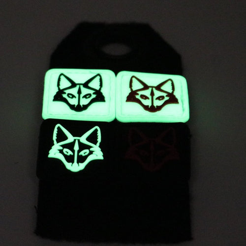 Fox Head Cats Eye glow in the dark morale patch by Rogue Dynamics