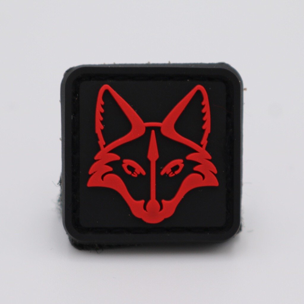 Fox Head Cats Eye glow in the dark morale patch by Rogue Dynamics
