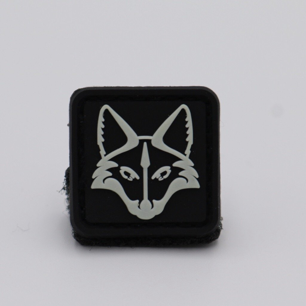Fox Head Cats Eye glow in the dark morale patch by Rogue Dynamics
