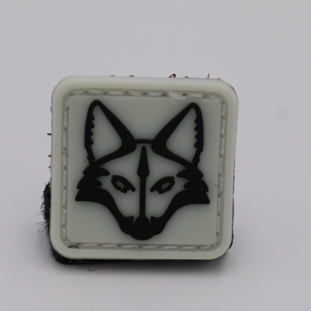 Fox Head Cats Eye glow in the dark morale patch by Rogue Dynamics