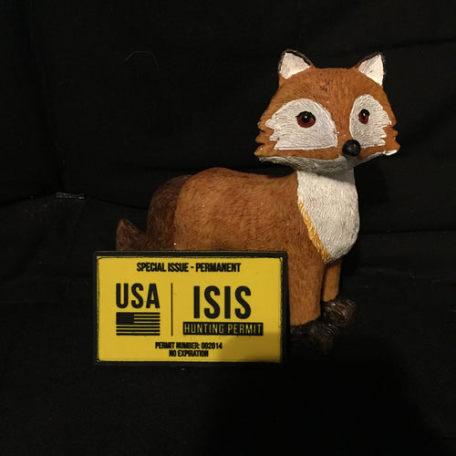 ISIS Hunting Permit PVC Patch by Rogue Dynamics