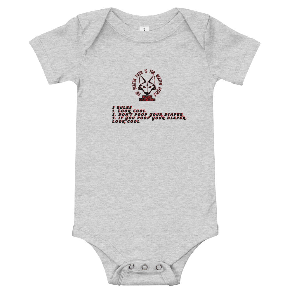 Baby short sleeve one piece by Rogue Dynamics