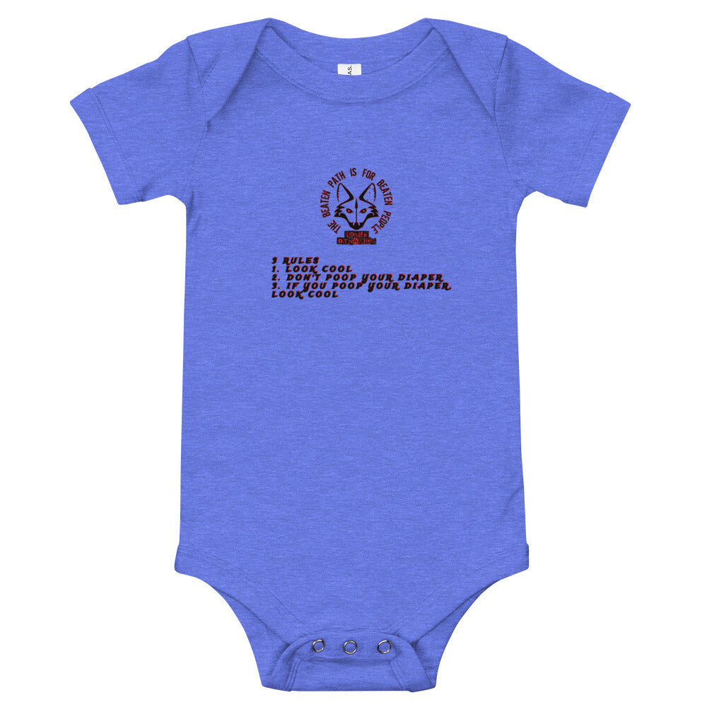 Baby short sleeve one piece by Rogue Dynamics