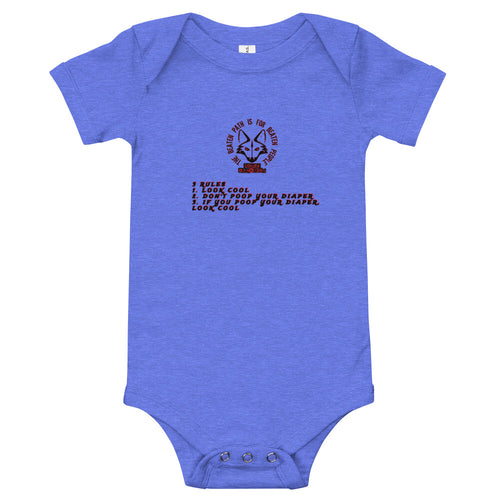 Baby short sleeve one piece by Rogue Dynamics