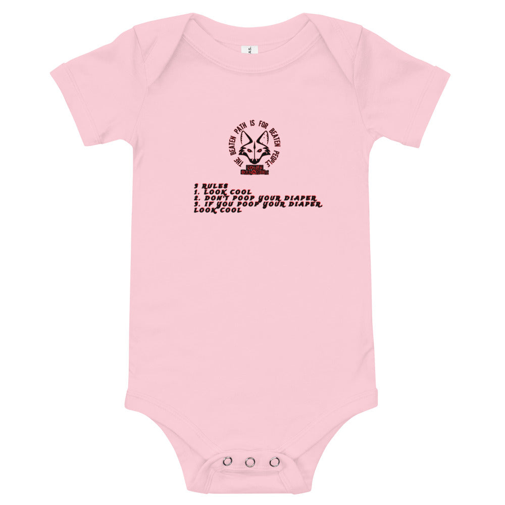 Baby short sleeve one piece by Rogue Dynamics