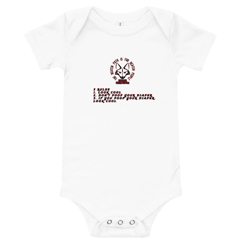 Baby short sleeve one piece by Rogue Dynamics