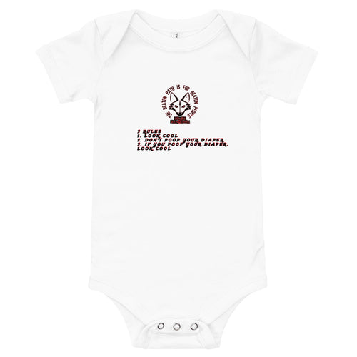 Baby short sleeve one piece by Rogue Dynamics