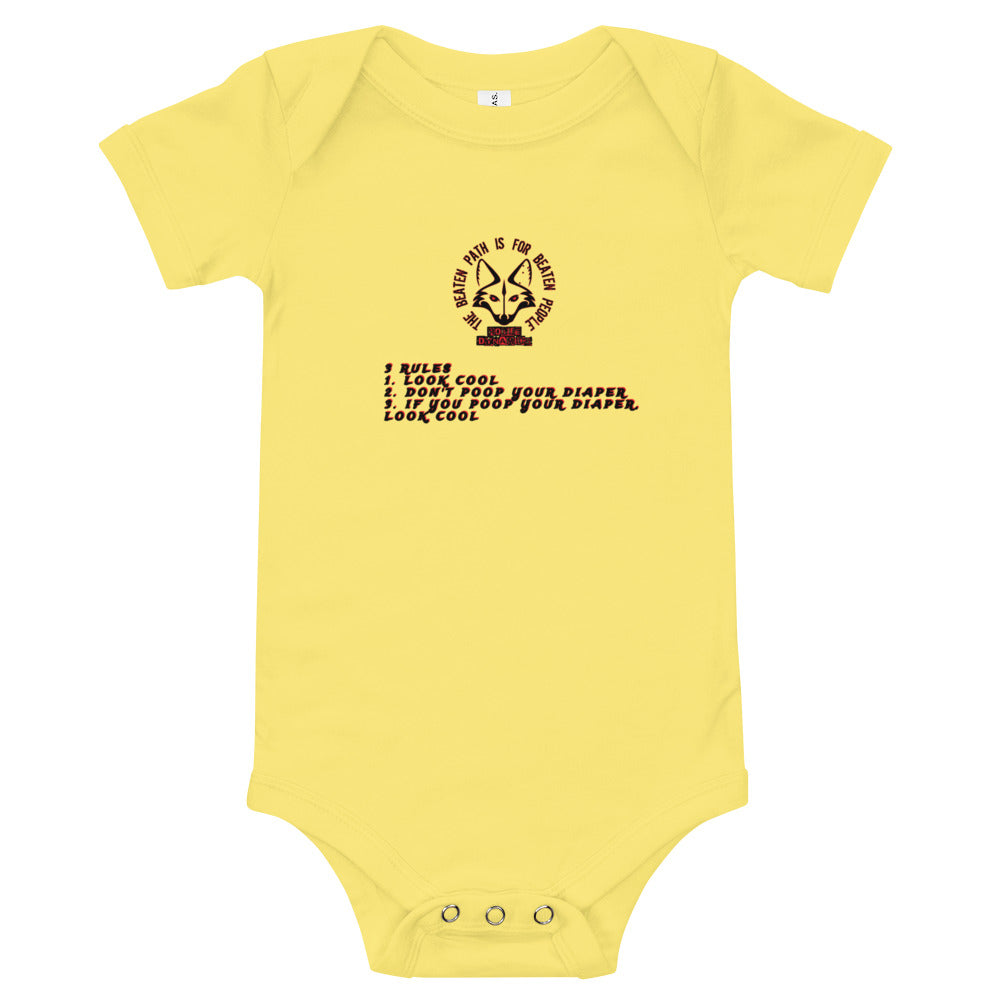 Baby short sleeve one piece by Rogue Dynamics