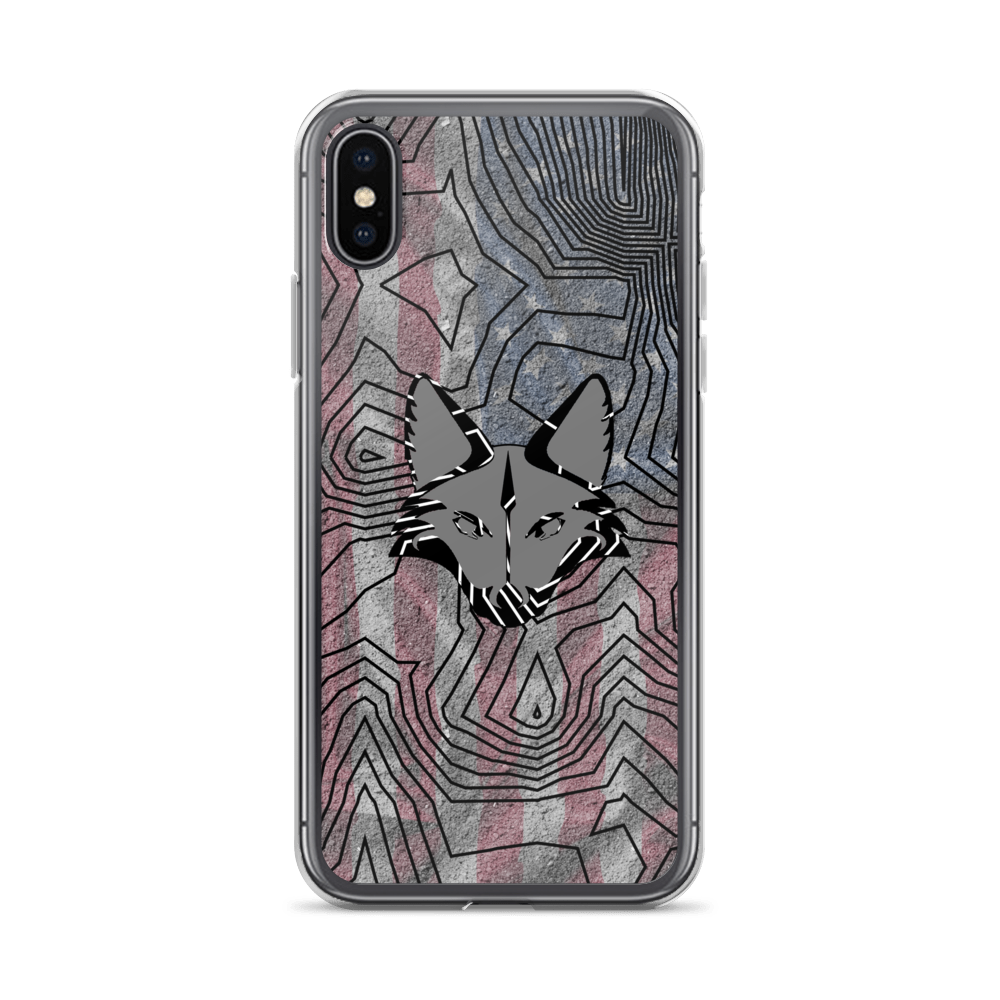 Subdued Topo Map Phone Case