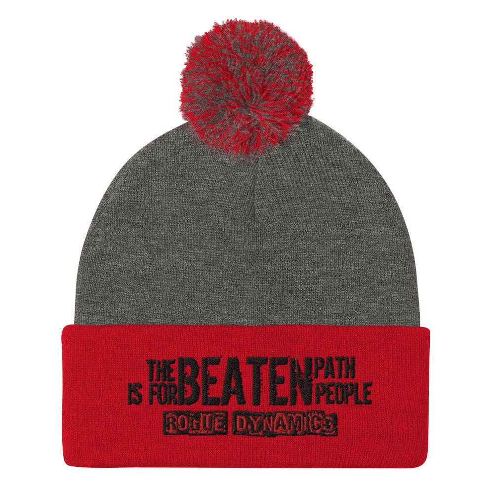 Beaten Path Pom-Pom Beanie by Rogue Dynamics