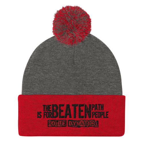 Beaten Path Pom-Pom Beanie by Rogue Dynamics
