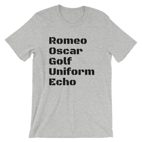Phonetic Rogue shirt by Rogue Dynamics