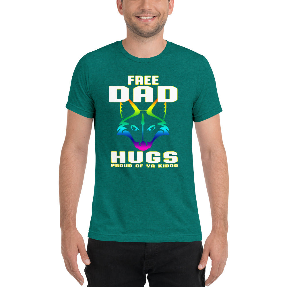 Free Dad Hugs Pride shirt by Rogue Dynamics