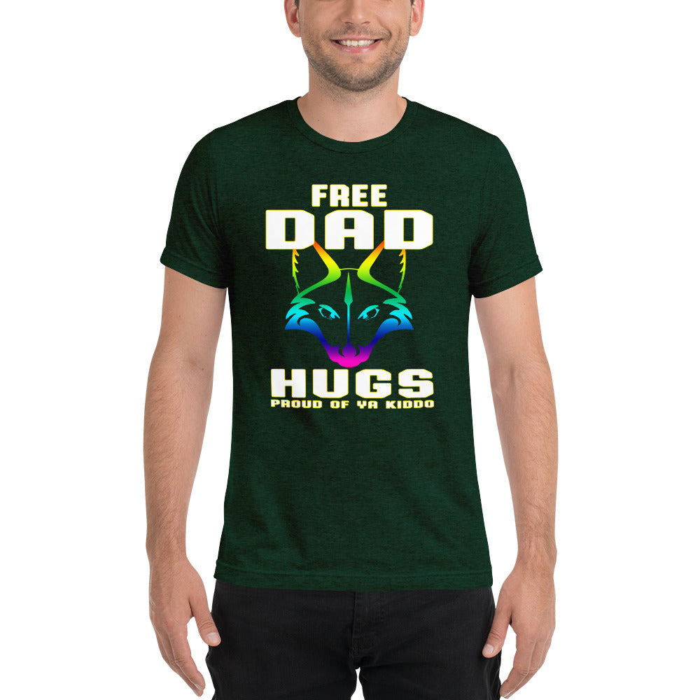 Free Dad Hugs Pride shirt by Rogue Dynamics