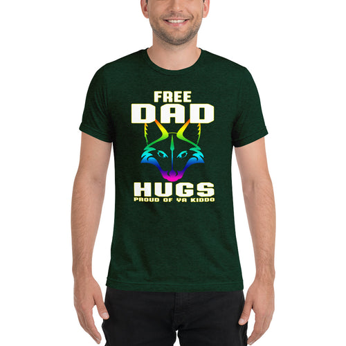 Free Dad Hugs Pride shirt by Rogue Dynamics
