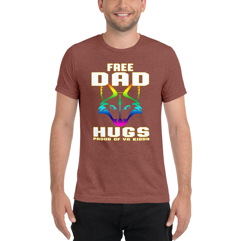 Free Dad Hugs Pride shirt by Rogue Dynamics