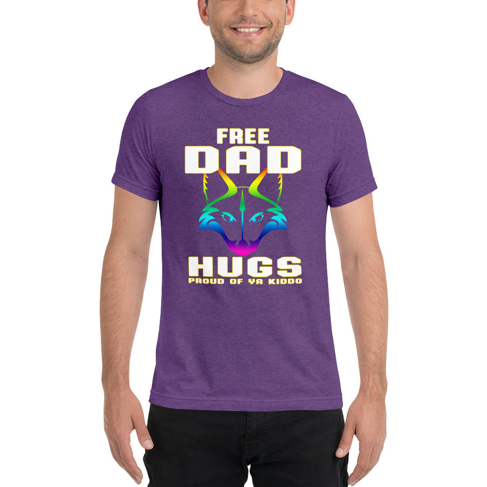 Free Dad Hugs Pride shirt by Rogue Dynamics