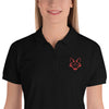 Rogue Fox Embroidered Women's Polo Shirt