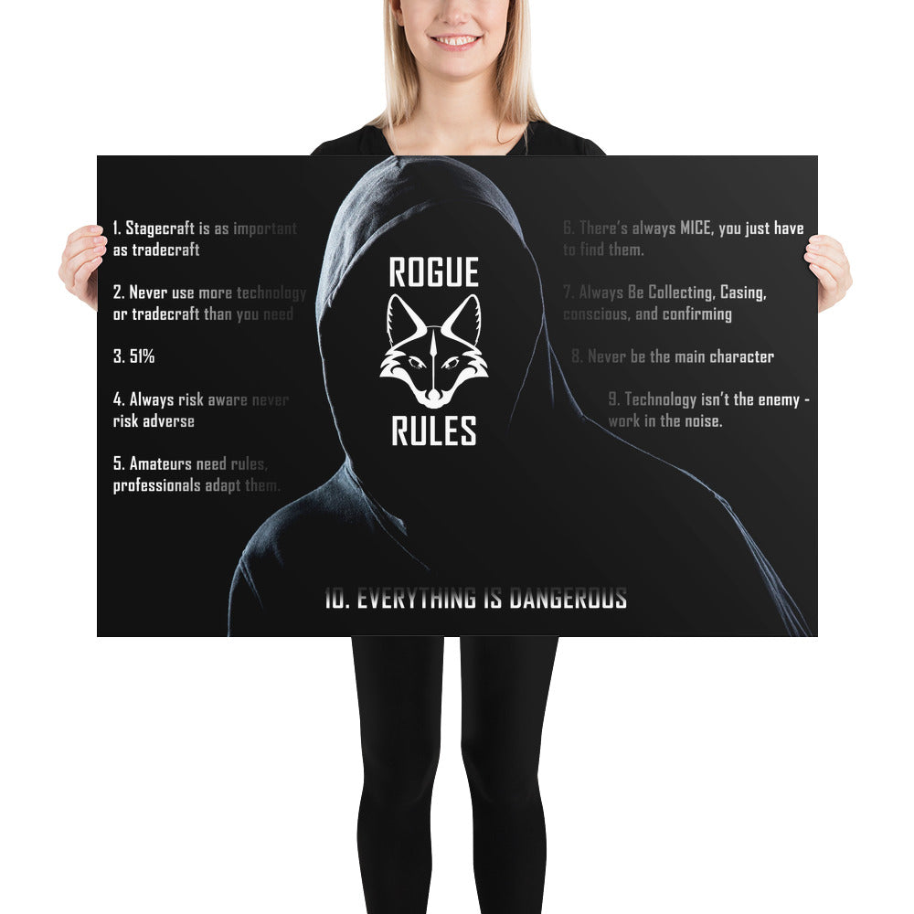 Rogue Rules art print by Rogue Dynamics