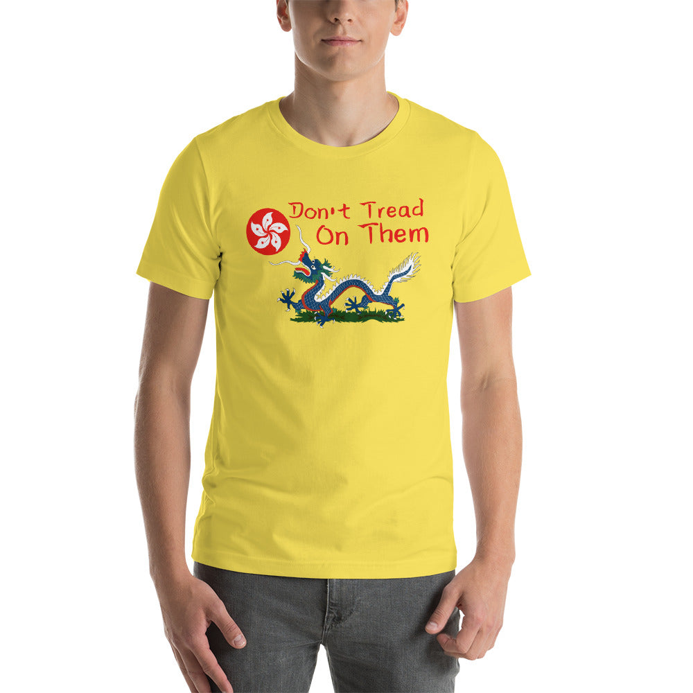 Hong Kong Don't Tread on Them Yellow shirt by Rogue Dynamics