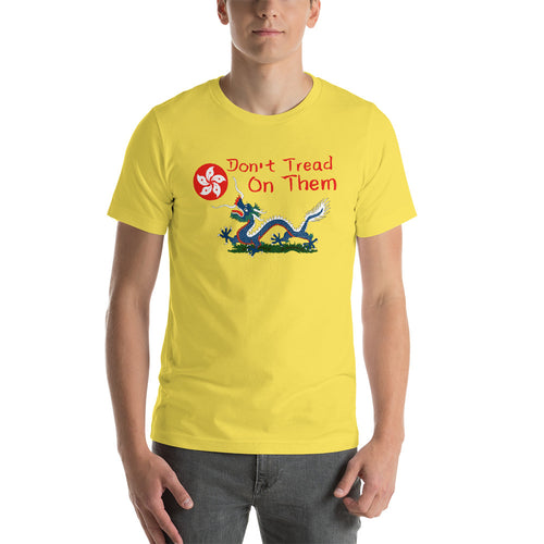 Hong Kong Don't Tread on Them Yellow shirt by Rogue Dynamics