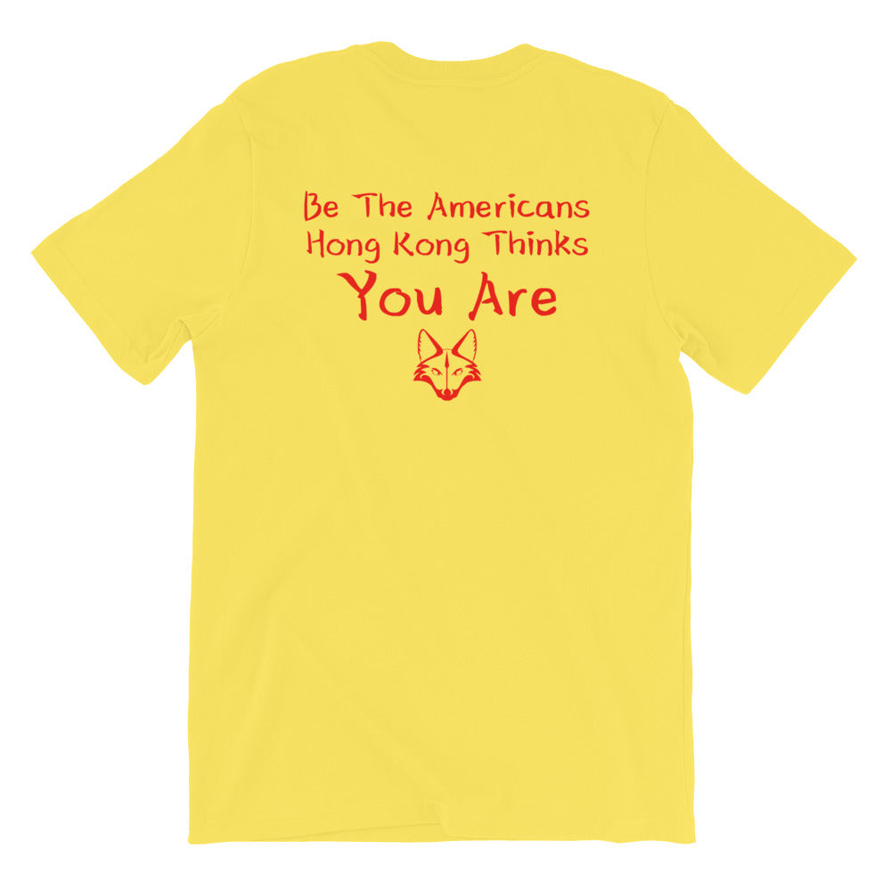 Hong Kong Don't Tread on Them Yellow shirt by Rogue Dynamics