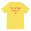 Hong Kong "Don't Tread on Them" Yellow Shirt