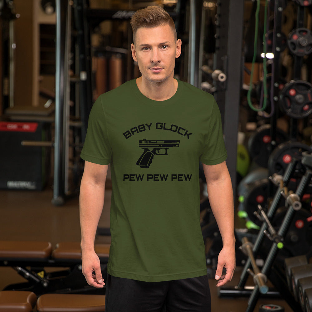 Baby Glock Pew Pew Pew shirt by Rogue Dynamics