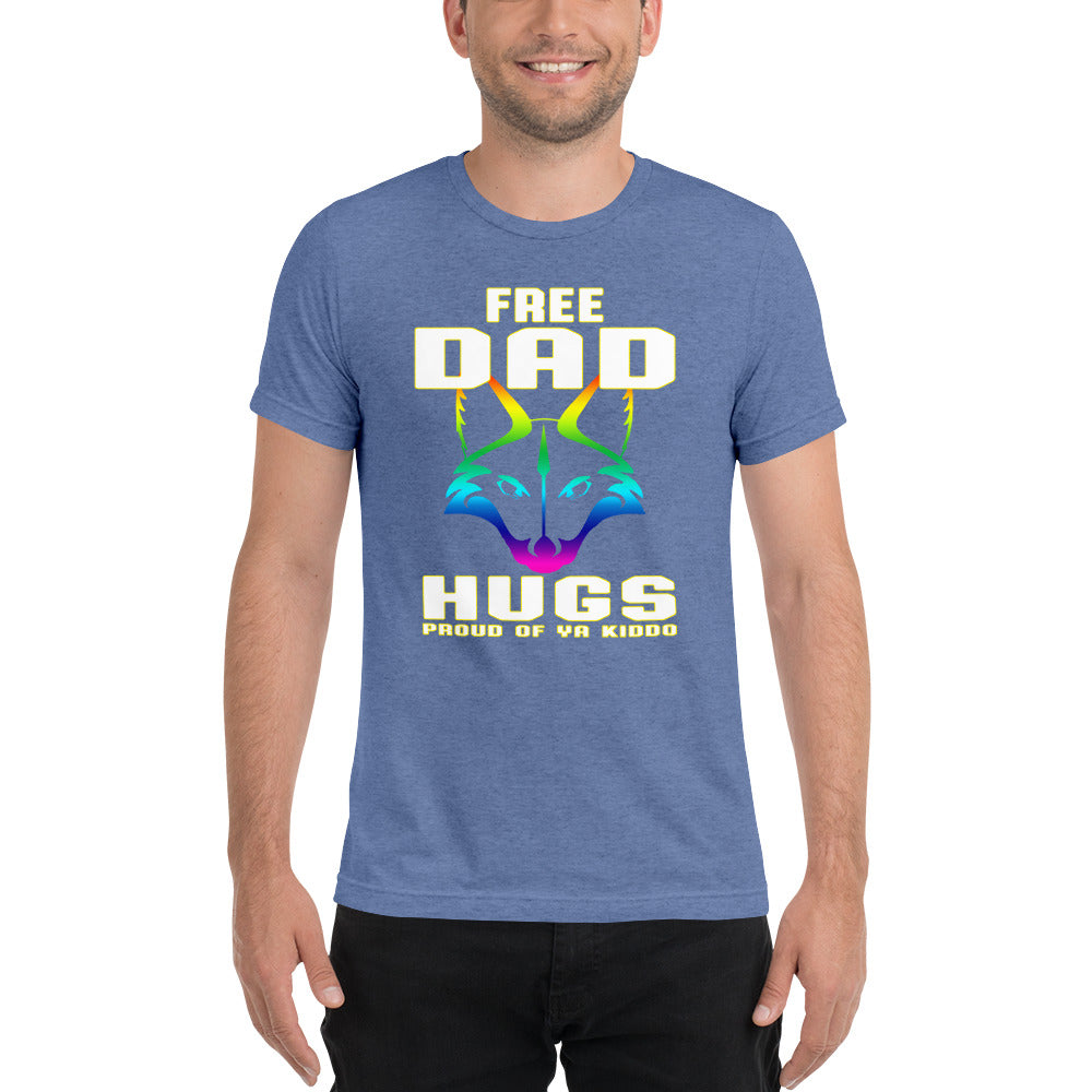 Free Dad Hugs Pride shirt by Rogue Dynamics